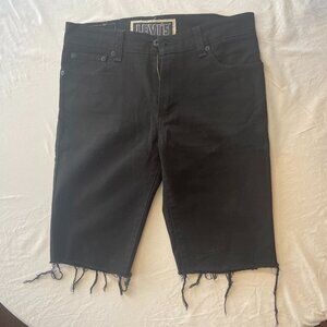 Levi’s 510 Super Skinny Black Denim Shorts – Men’s W32 (11” Length)